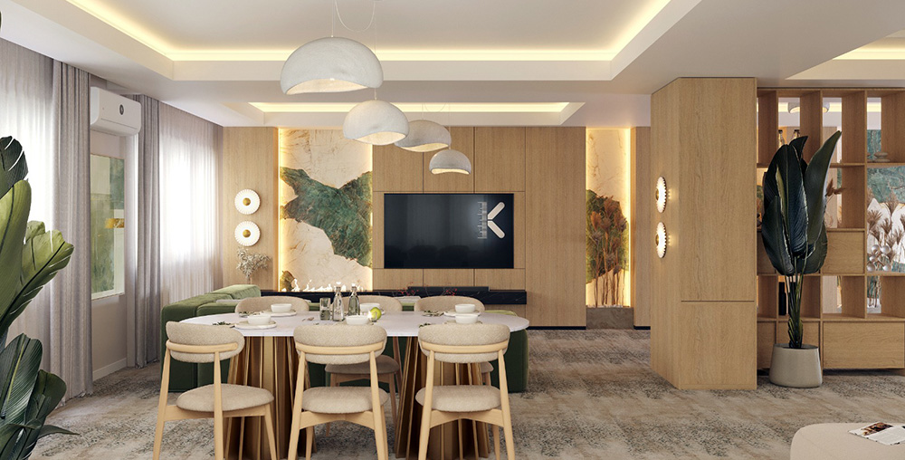 CONCEPT DESIGN: Eleganță naturală cu accente luxoase -  KImi Design